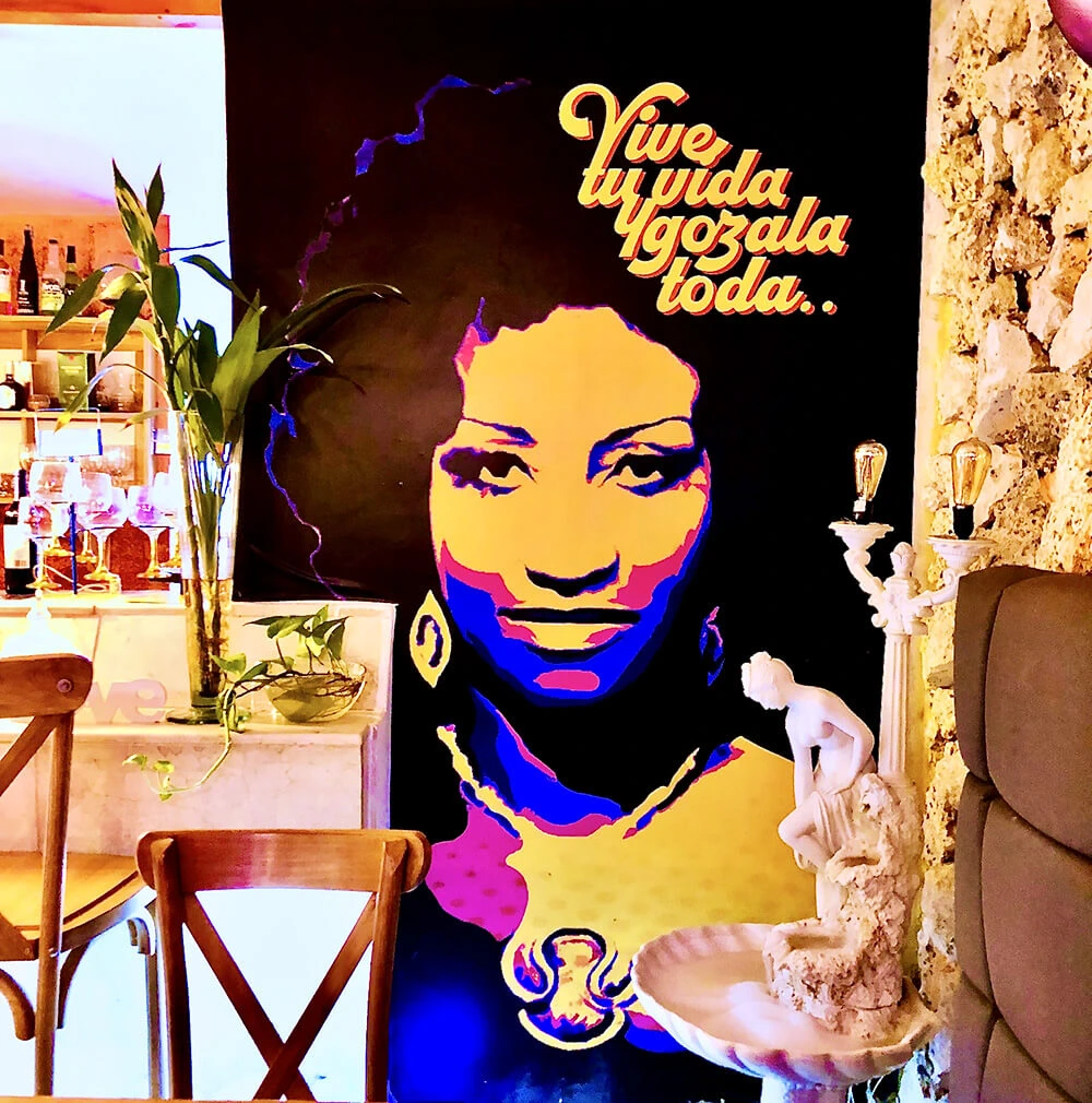 Celia Cruz en Restaurante y Bar en Cartagena | Pizzeria Aguanile