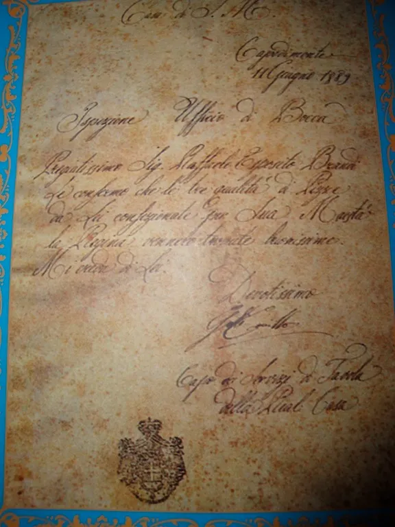 Margherita carta 1889