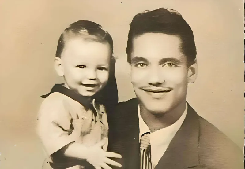 Ruben Blades con su padre