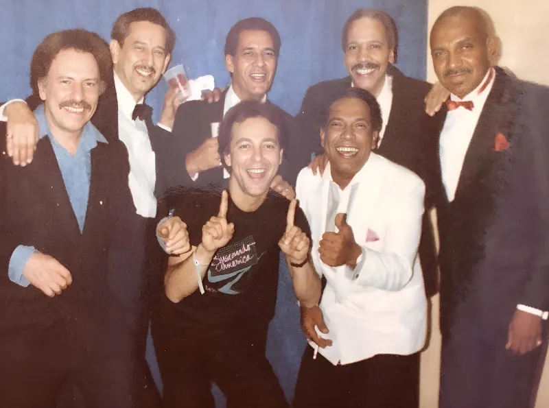 Jimmy Sabater con Ruben Blades, Cheo Feliciano y mas